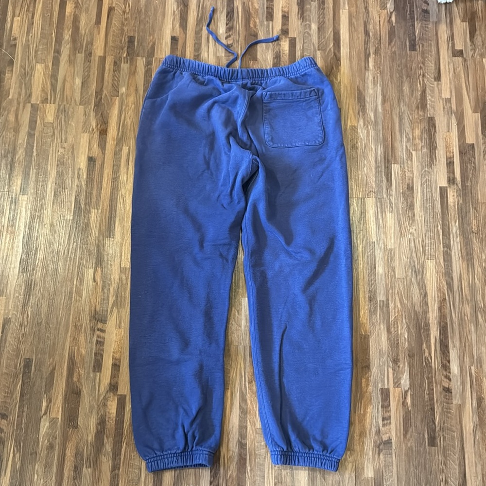 Supreme Small Box Logo Sweatpants (Blue) - Picture 2 of 3